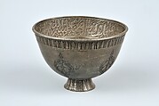 Incantation Cup and Tray, Bronze, cast and engraved